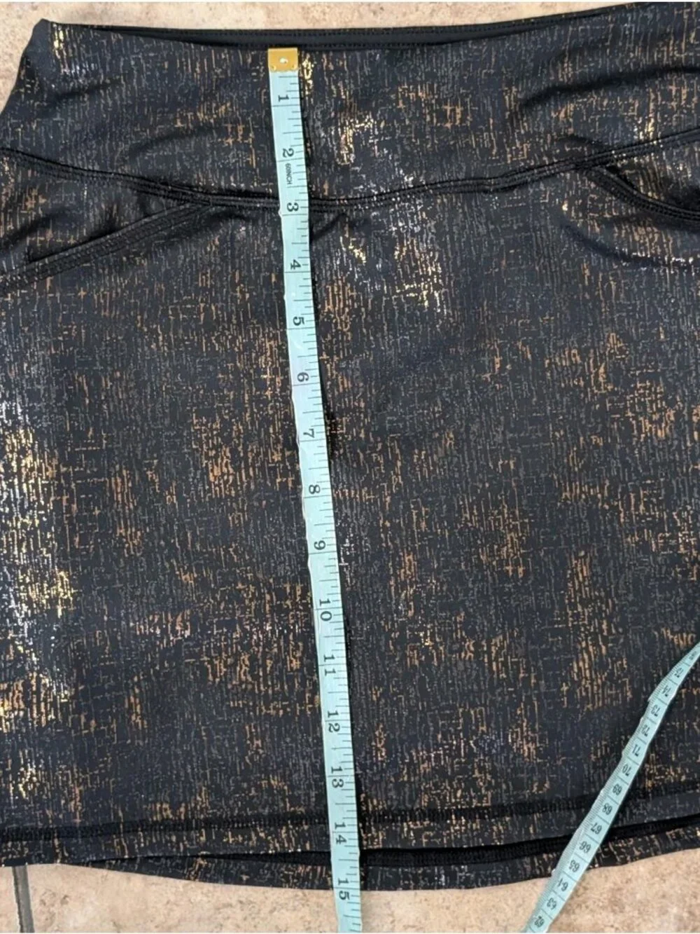 Lilly Pulitzer Luxletic Sabbia Skort Skirt XS UPF 50+ Onyx Time To Tiki Foil 16”